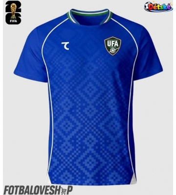 Uzbekistán Dětské Domácí Dres MS 2026 Krátký Rukáv (+ trenýrky)